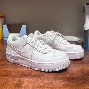 Nike Air Force 1 Shadow White size 9